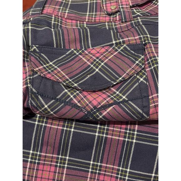 READ Roxy Limited Edition 5000 Plaid Snowboard Pants Women’s XS Blue Pink - Picture 9 of 13